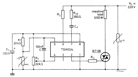 TDA1024 application